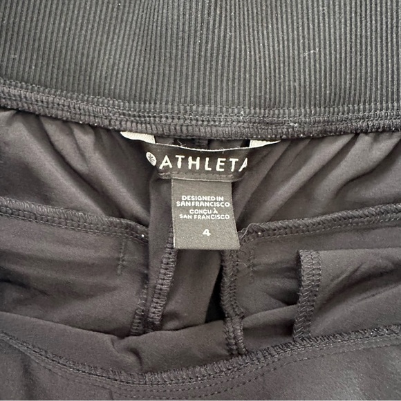 Athleta Brooklyn Mid Rise Ankle Pant Black Travel Athleisure  Size 4 - Picture 4 of 12